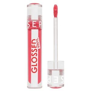 NEW Sephora Glossed Vinyl Lippie in Addictive Coral Full Size